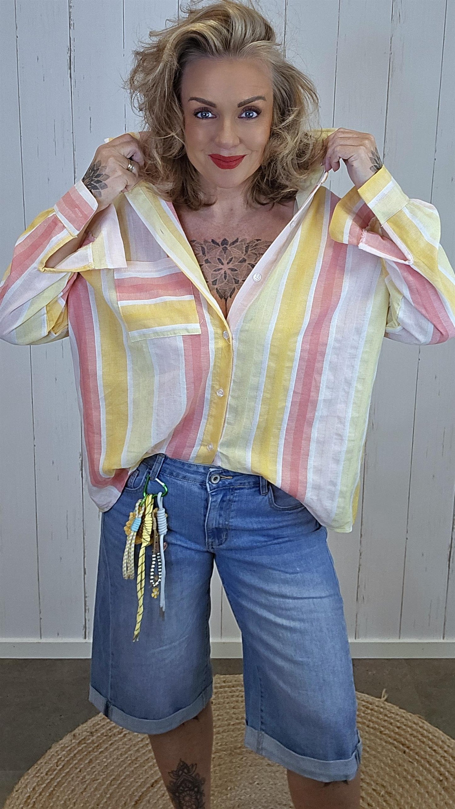 Sofie stripet skjorte