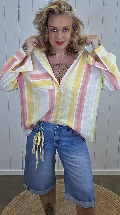 Sofie stripet skjorte