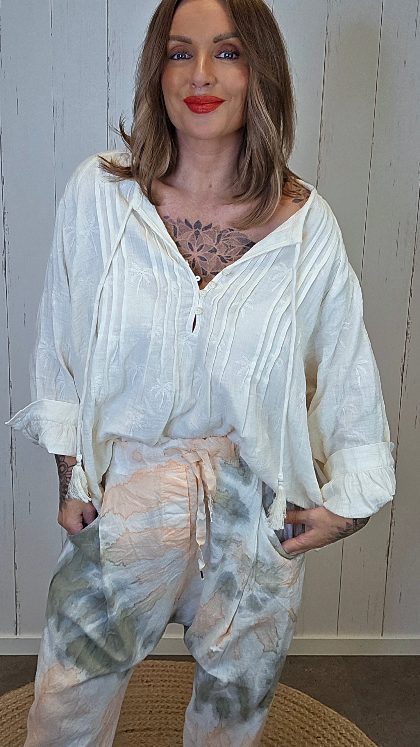 Mira bluse Crème