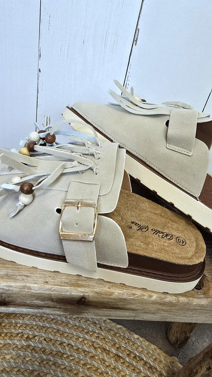 Maya sandaler Beige