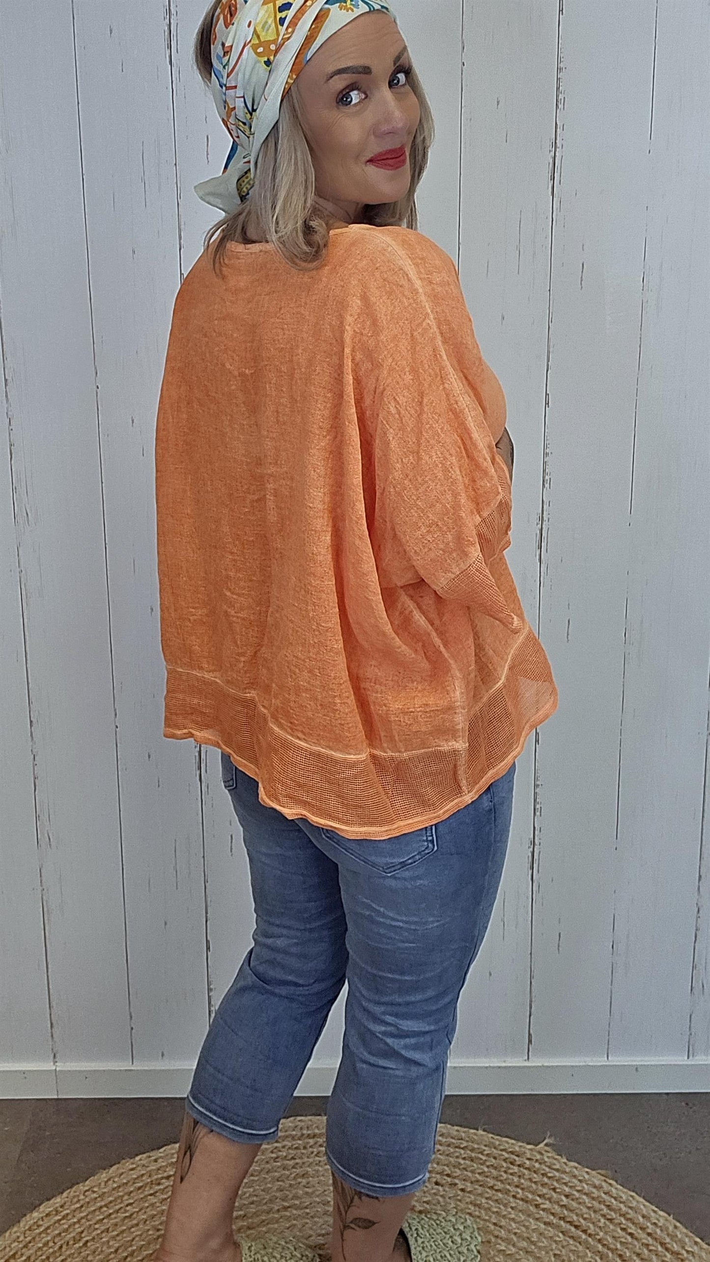 Blair Topp med V-hals orange
