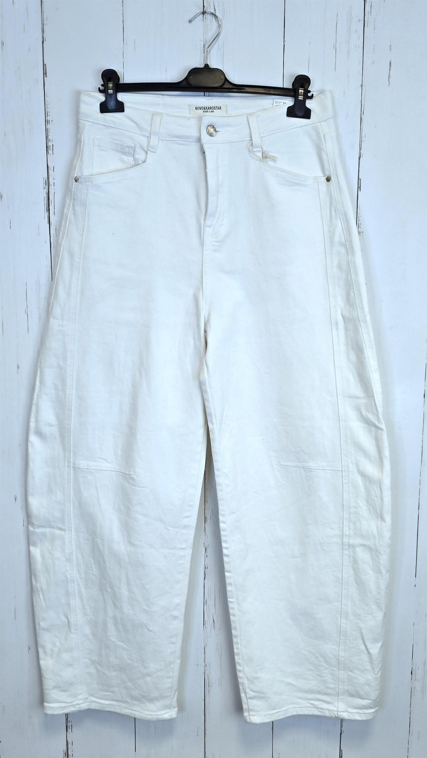 Karostar Barrel jeans offwhite