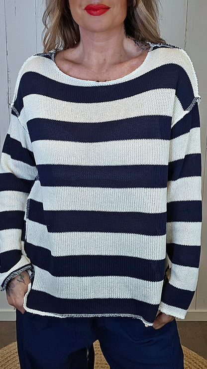 Tiril genser navy
