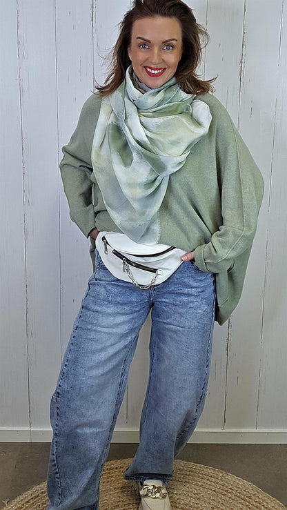 Julia belte veske hvit