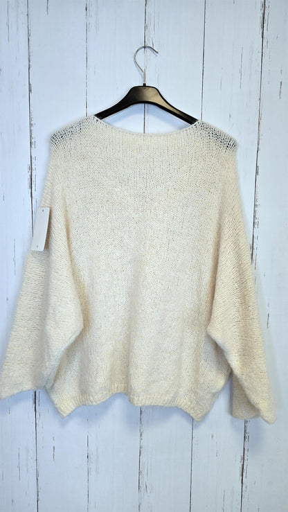 Anna genser cremebeige