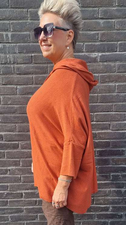 Alma hettegenser rust