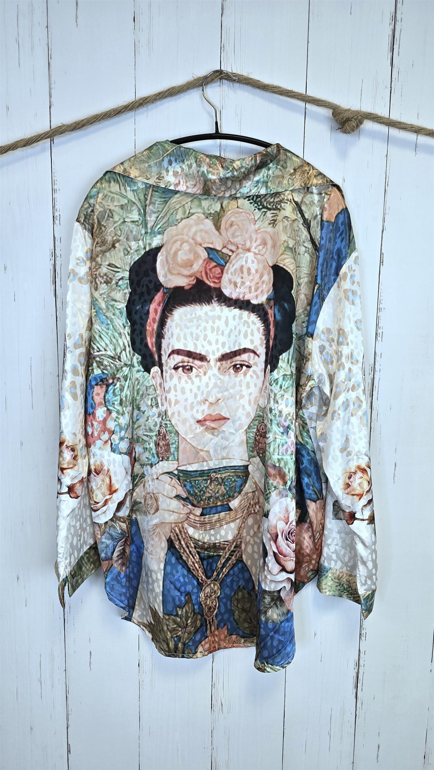 Frida print skjorte