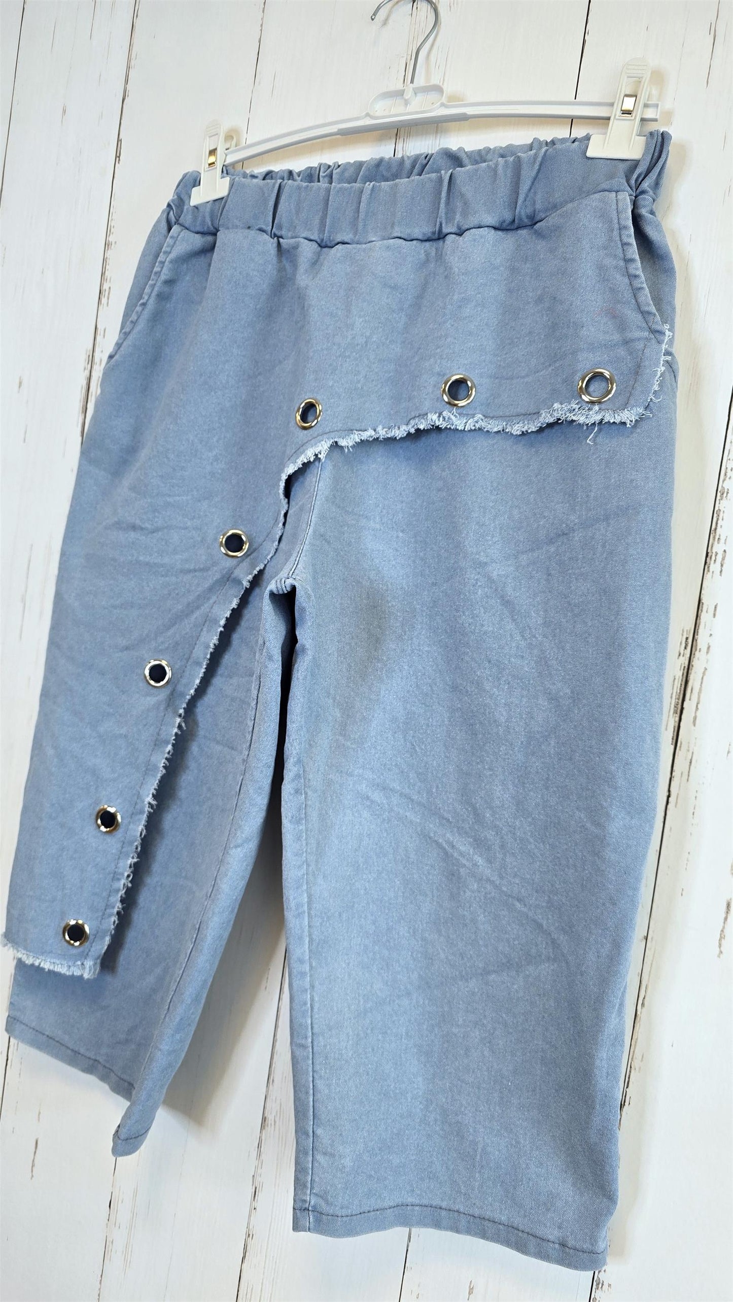 Tanja denim jogger capri