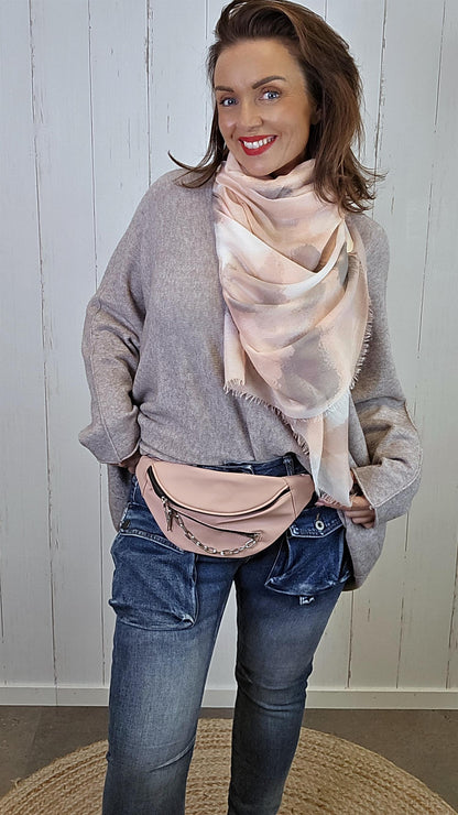 Julia belte veske rosa