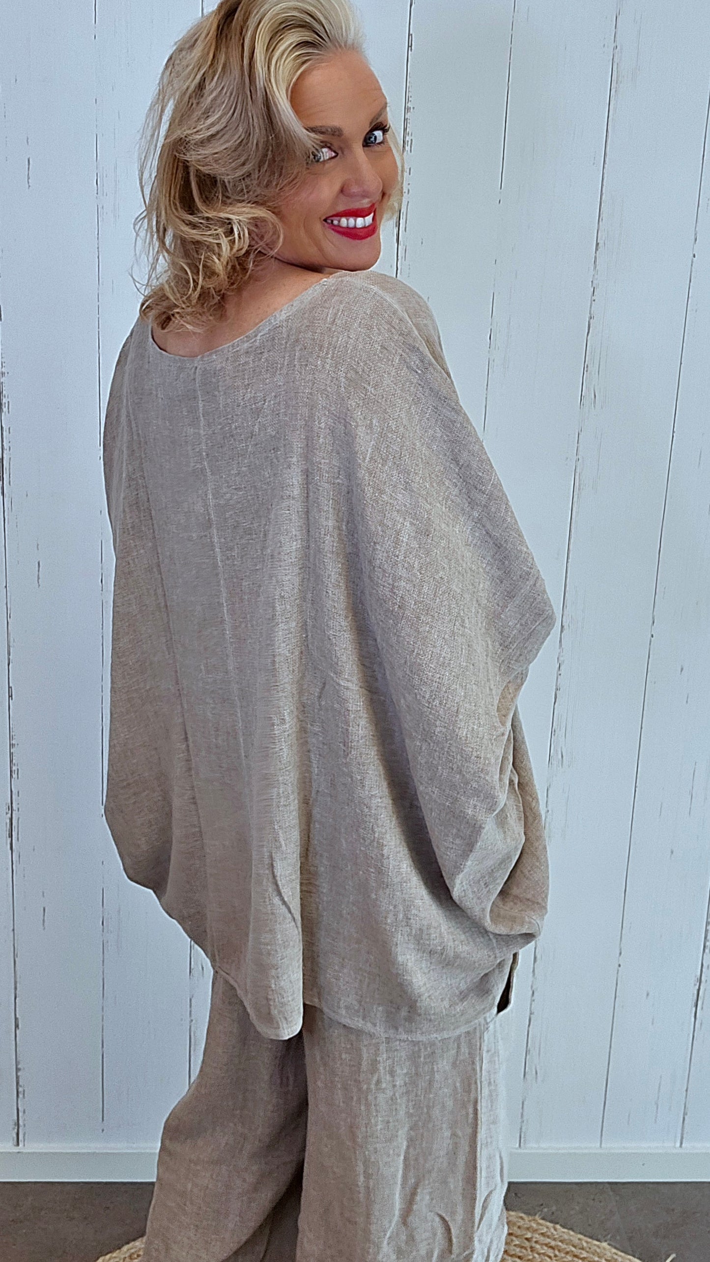 Tara topp taupe