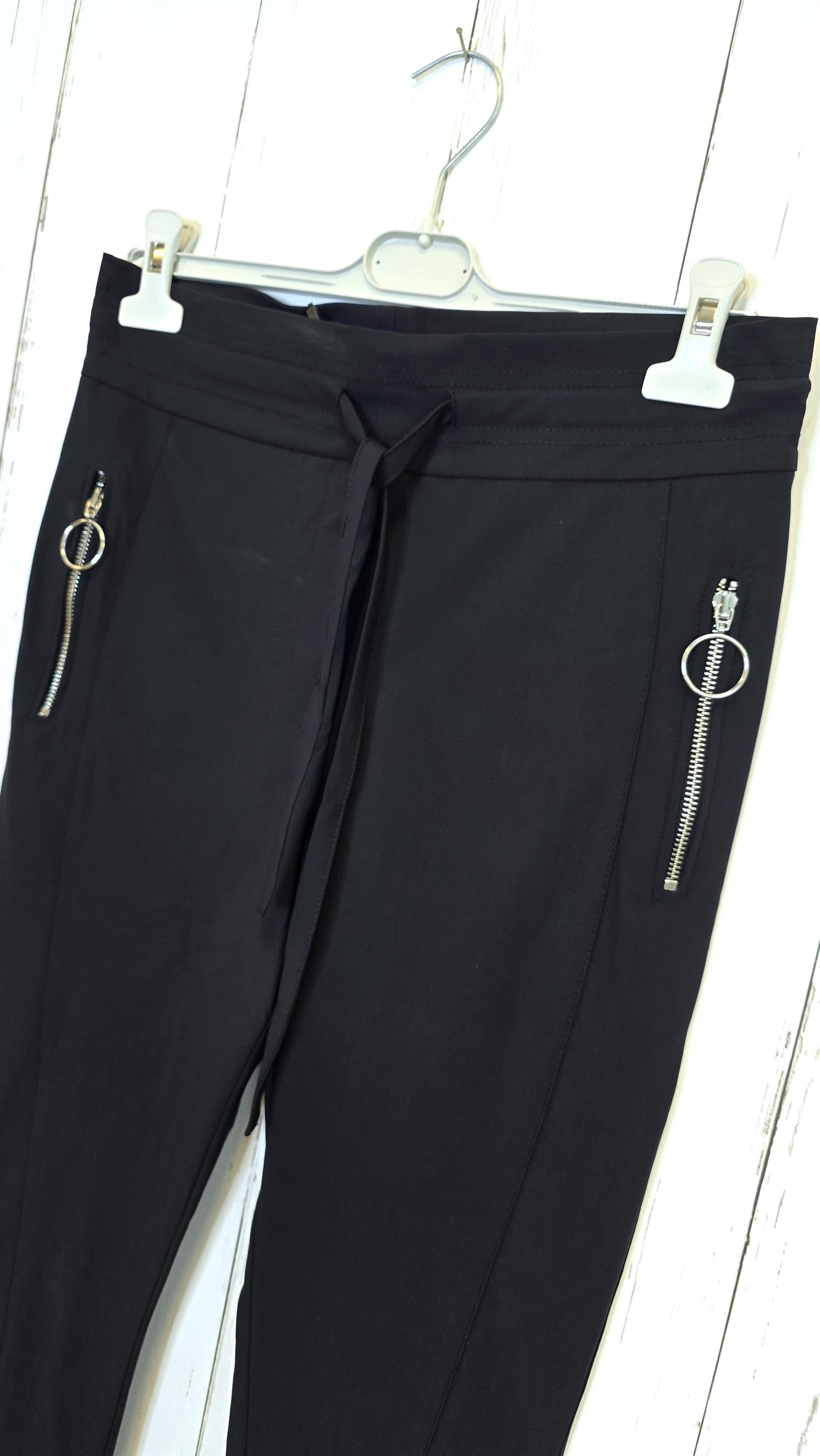 Anna skinny fit pant technical jersey black