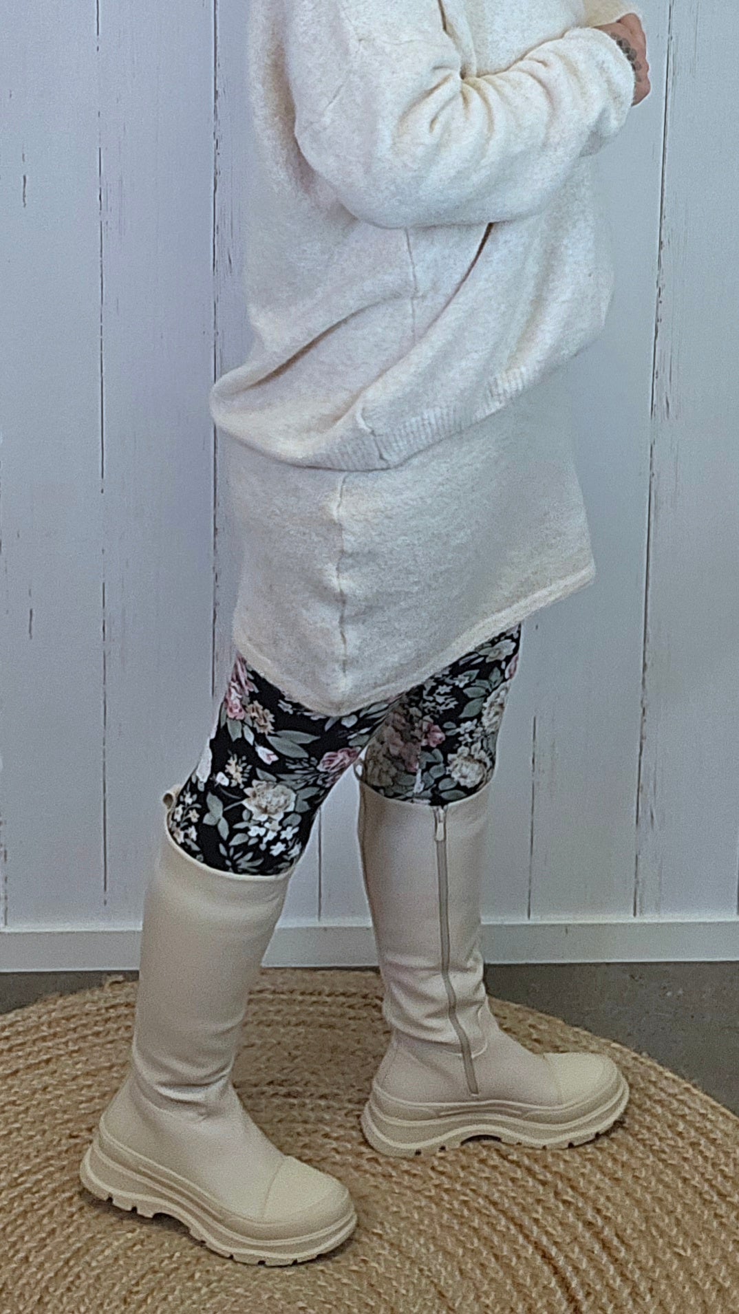 Lina Høye Chunkystøvler Cream