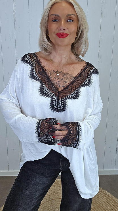 Wilma topp creme