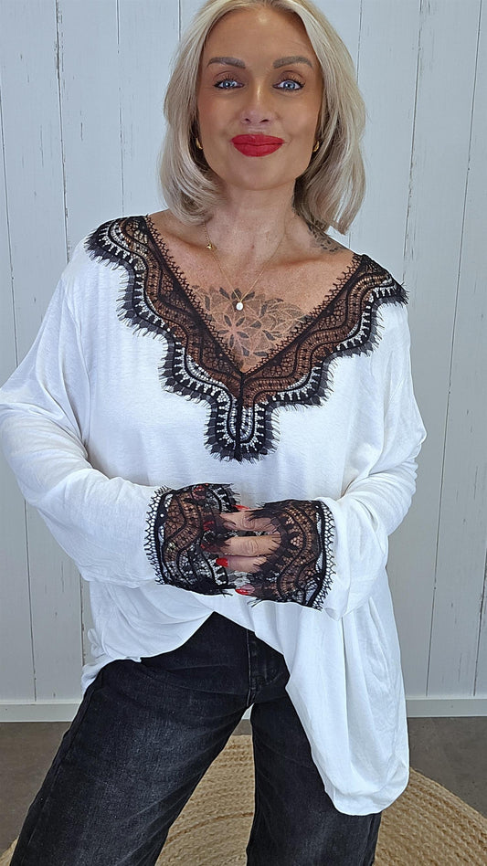 Wilma topp creme
