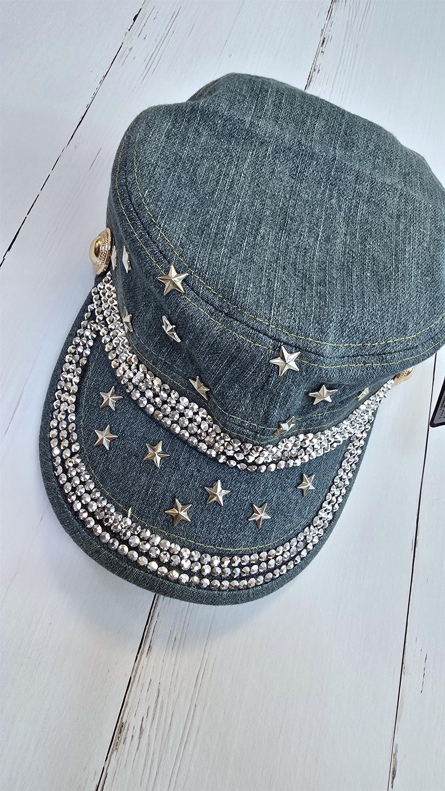 Tina denim caps