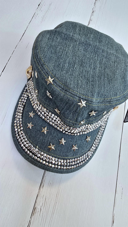 Tina denim caps
