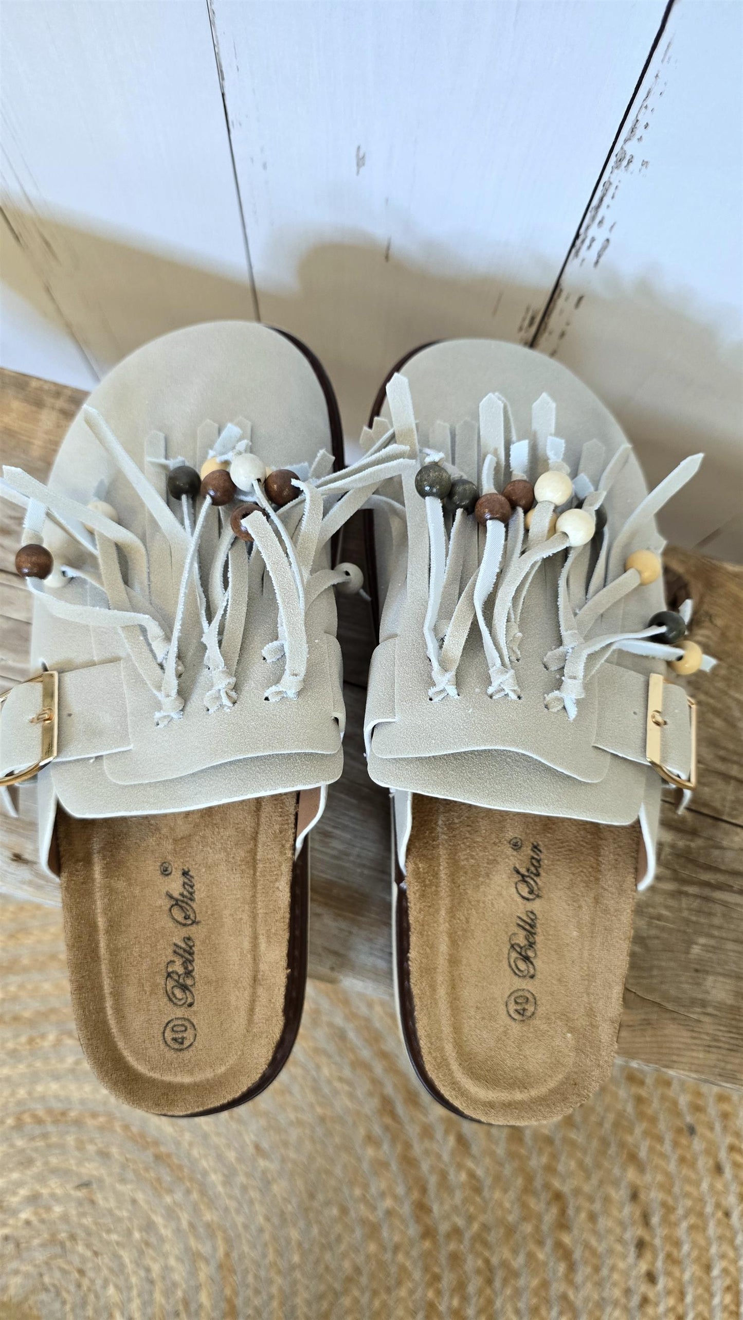 Maya sandaler Beige