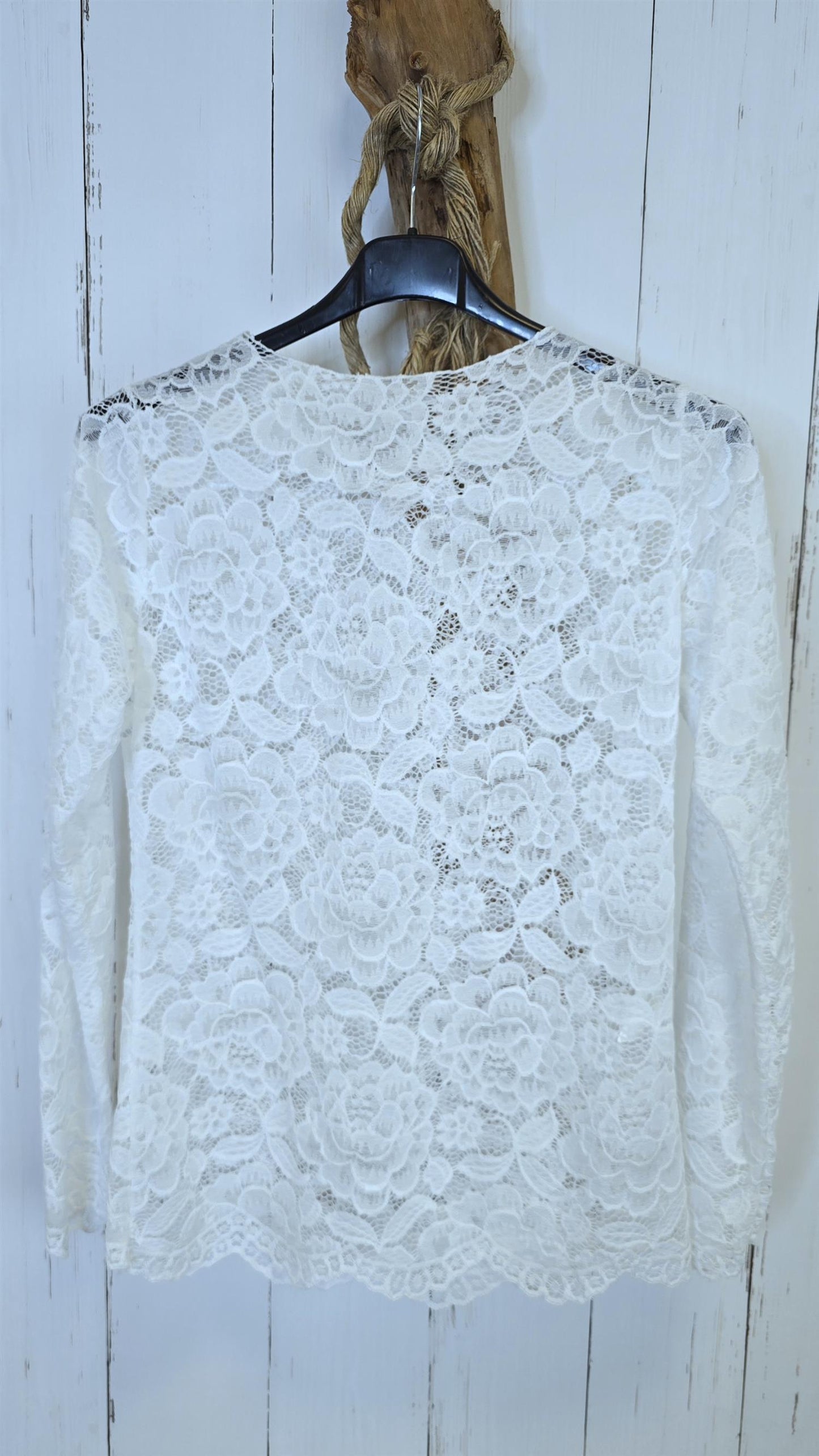 Sofie blondetopp hvit