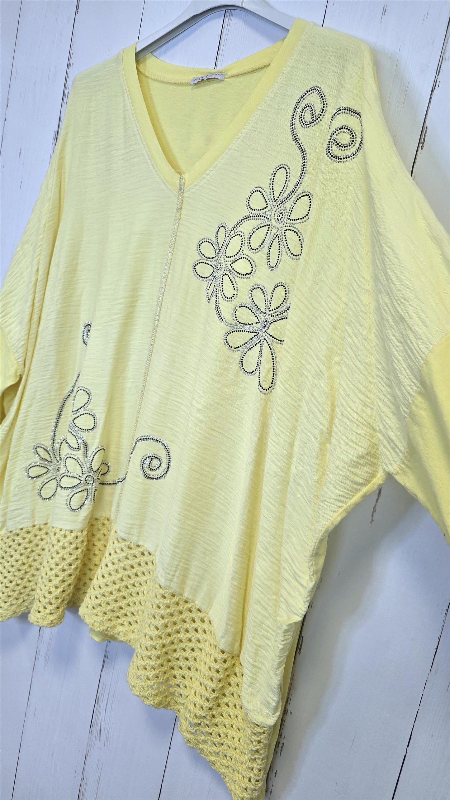 Giselle baggy topp gul