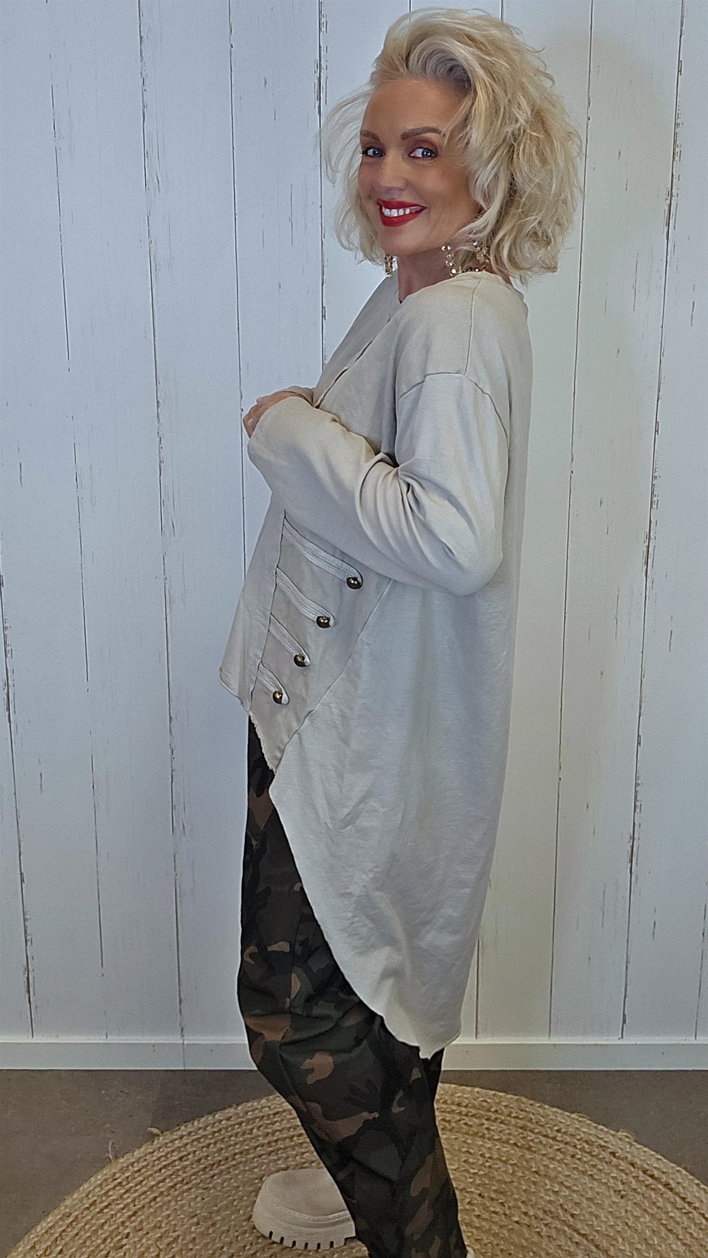 Isla topp beige