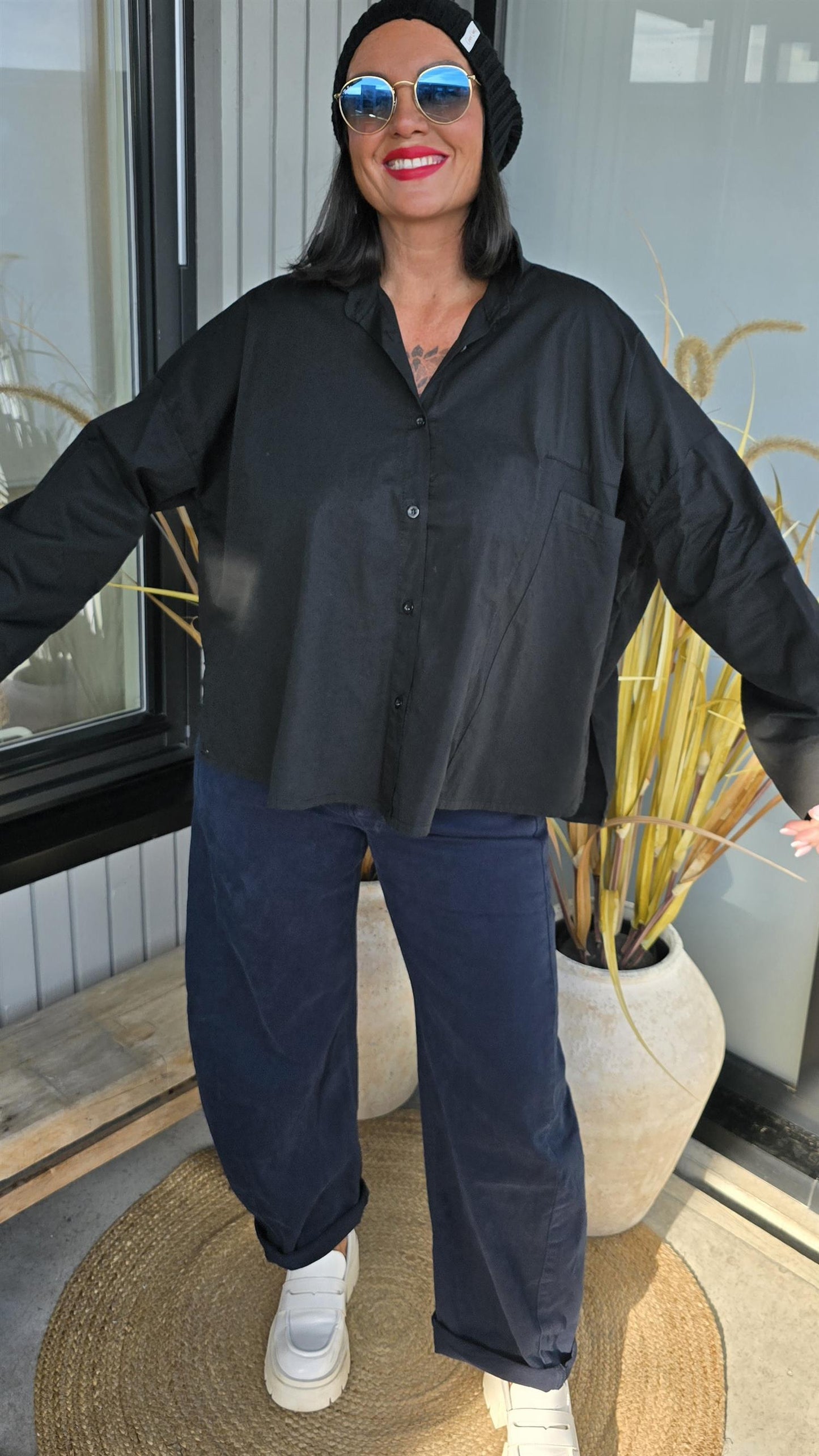 Nadina skjorte svart