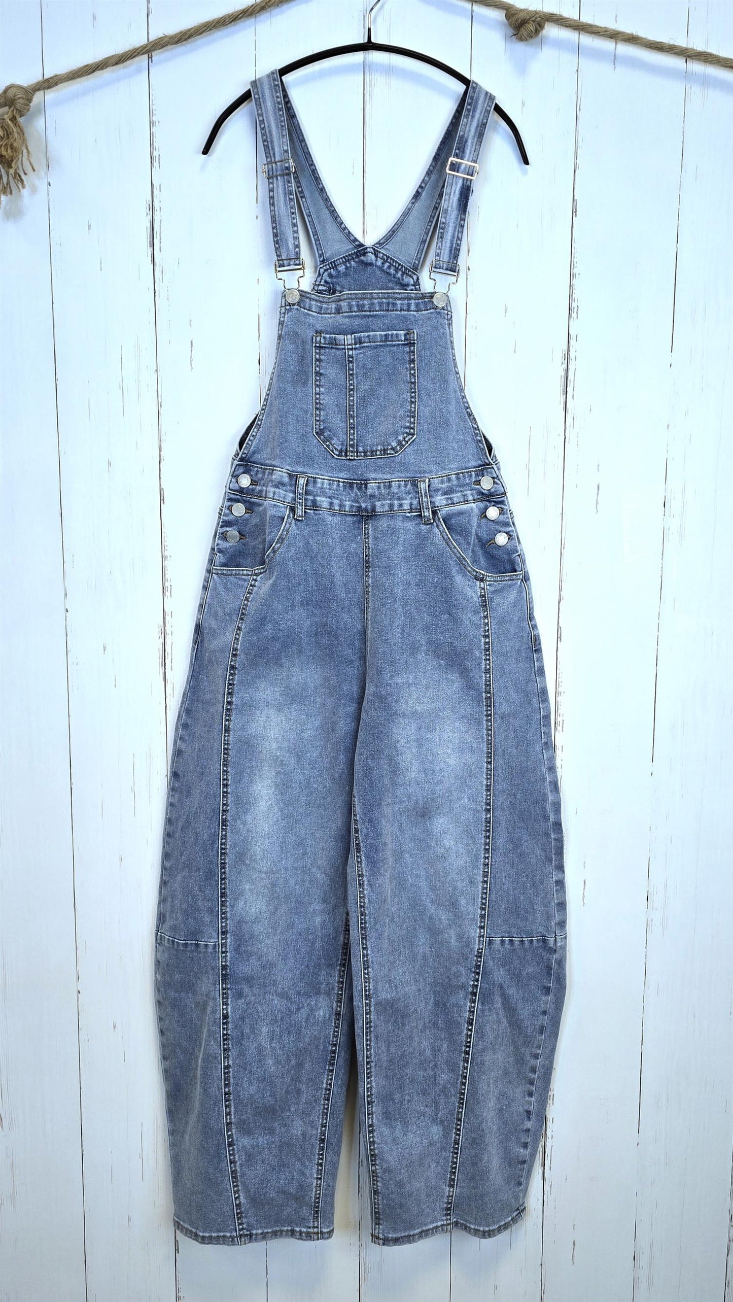 Ane denim snekkerbukse