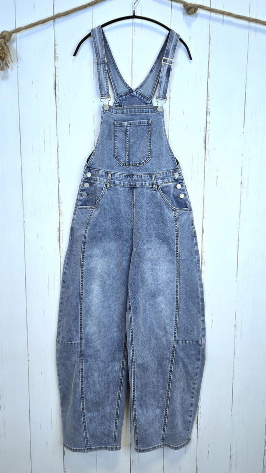 Ane denim snekkerbukse