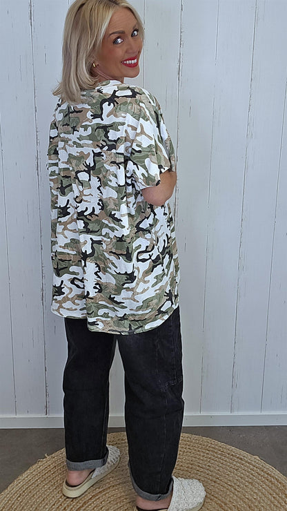 Gine camo topp
