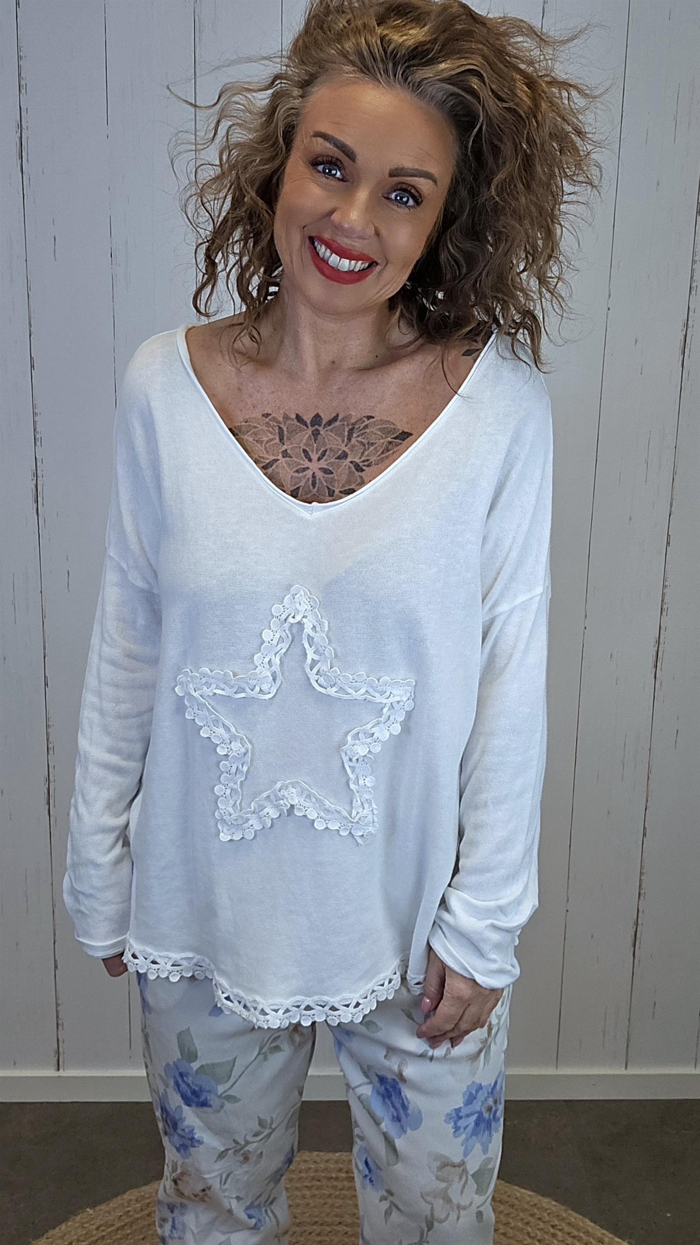 Stella stjernetopp hvit