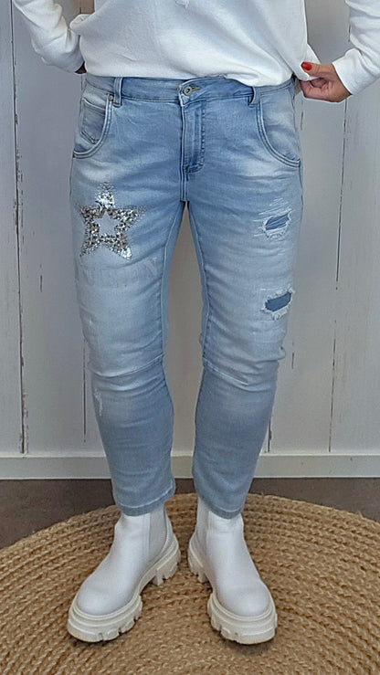 Idun jeans lys denim