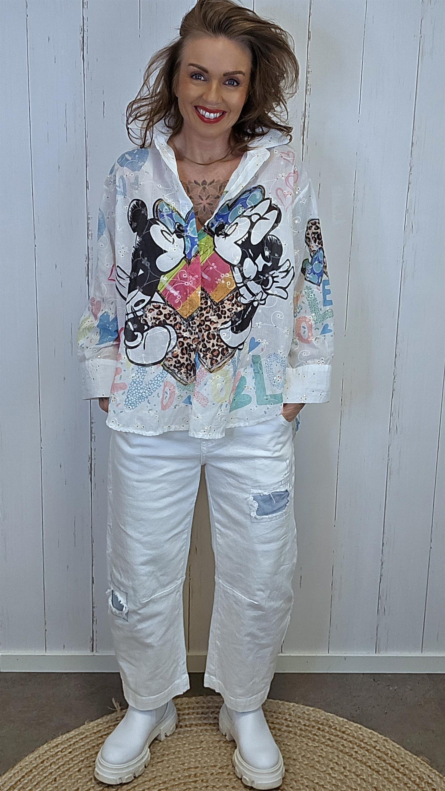 Nora skjorte Mikke Mus