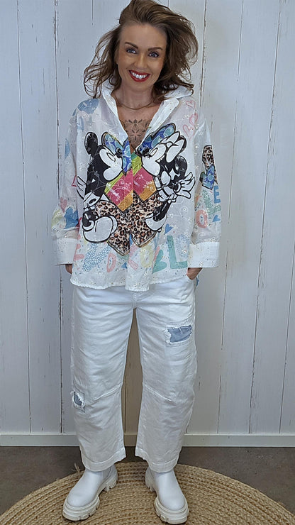 Nora skjorte Mikke Mus