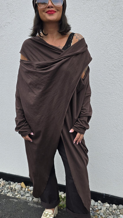 Natacha tunika brun