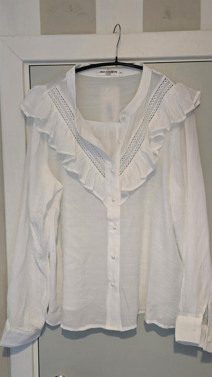 Amelia skjortebluse hvit
