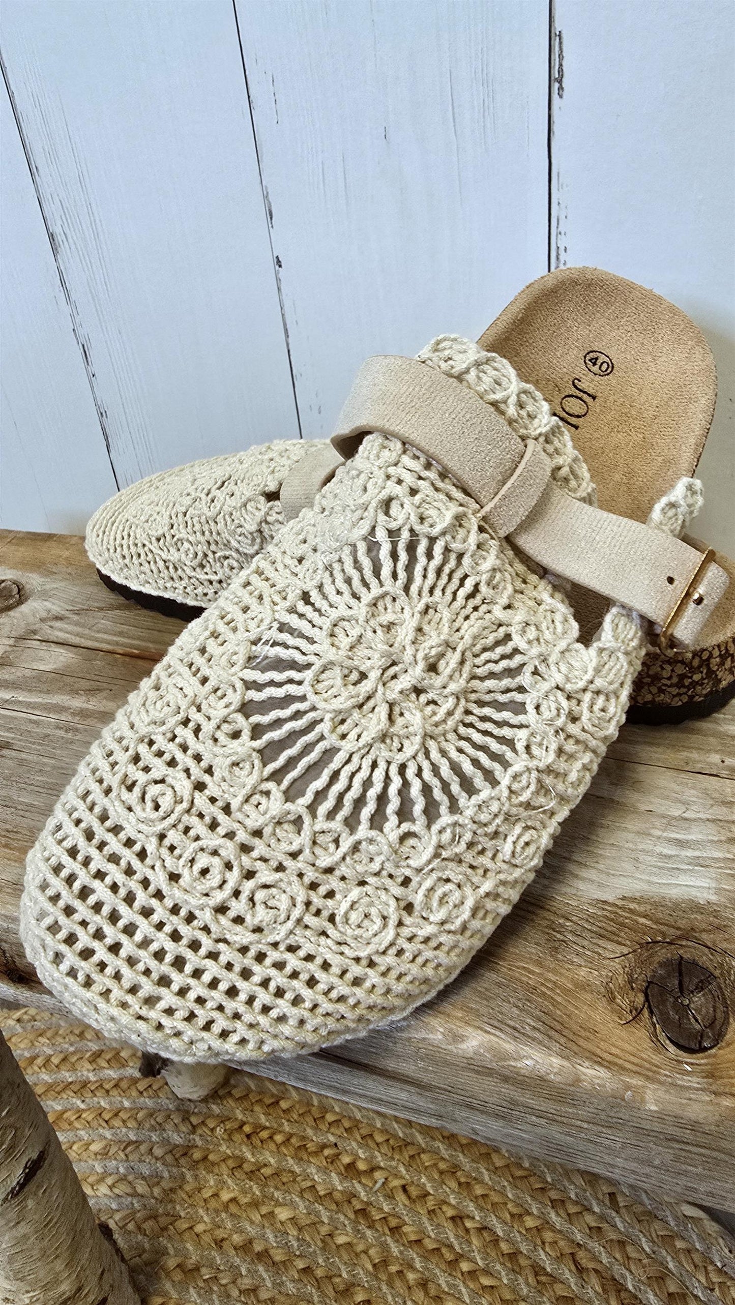 Luna sandaler Beige