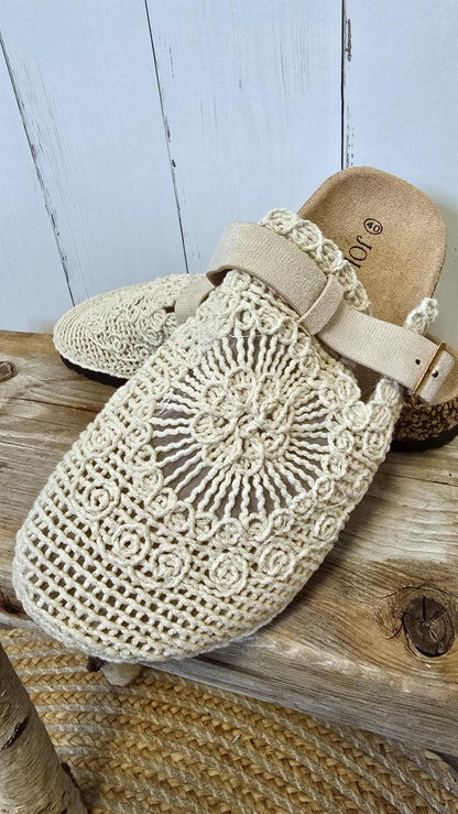 Luna sandaler Beige