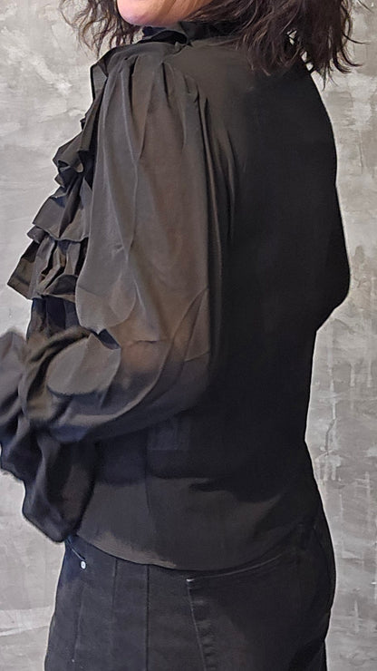 Kajsa skjorte bluse svart