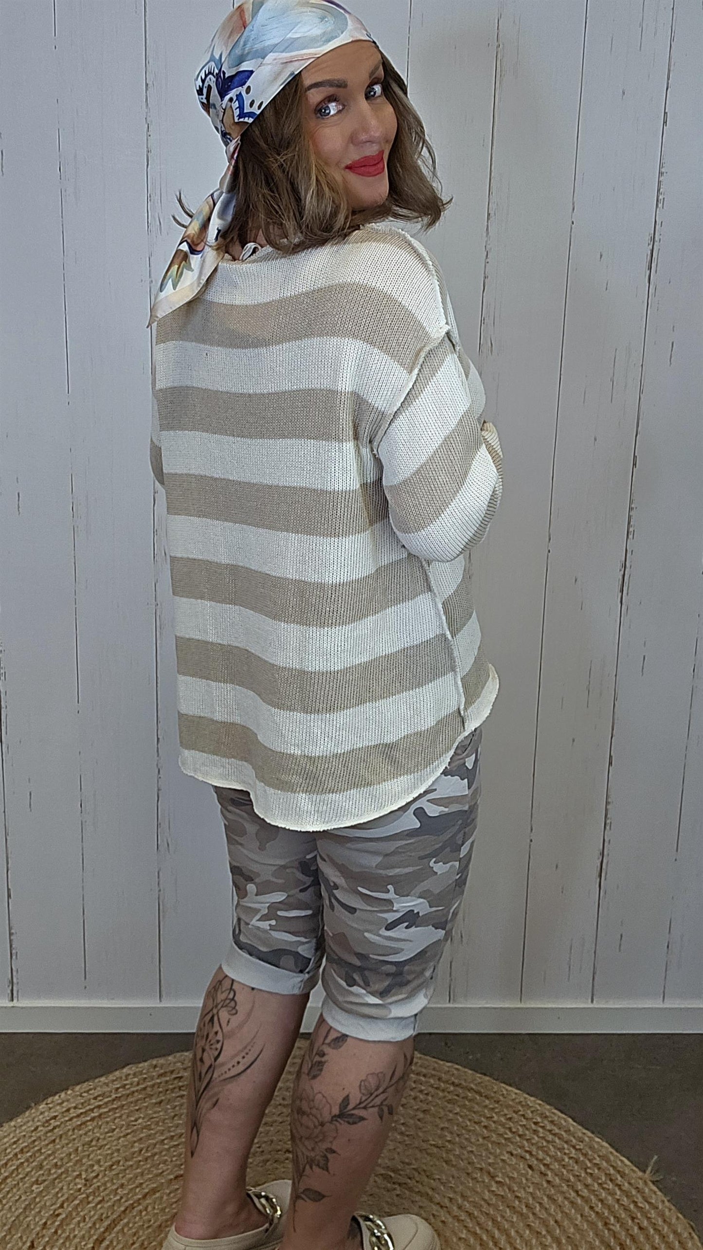 Tiril genser sand