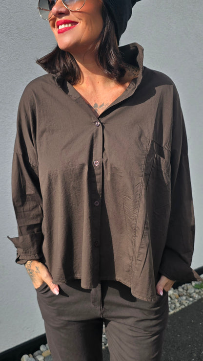 Nadina skjorte brun