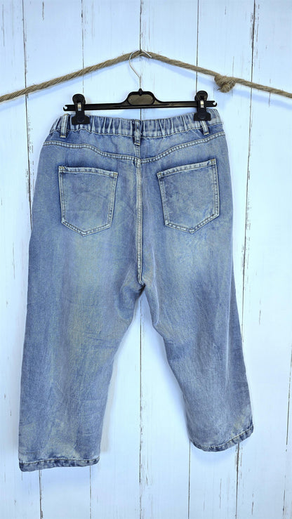 Idun Wrap jeans lyseblå