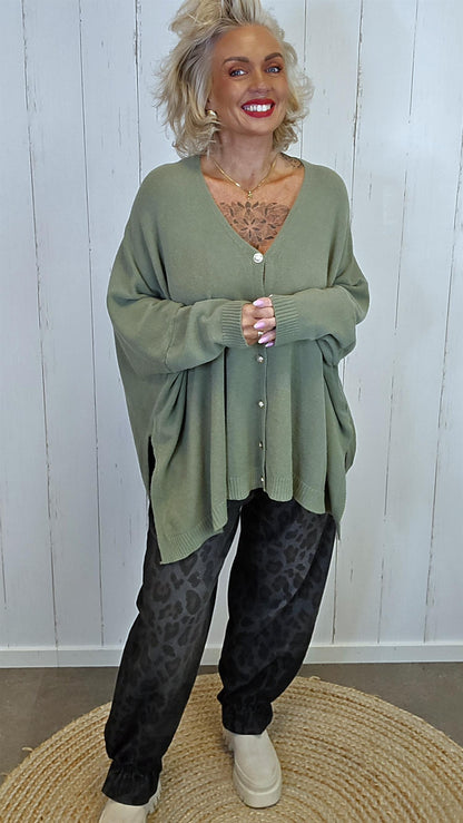 Enya cardigan grønn