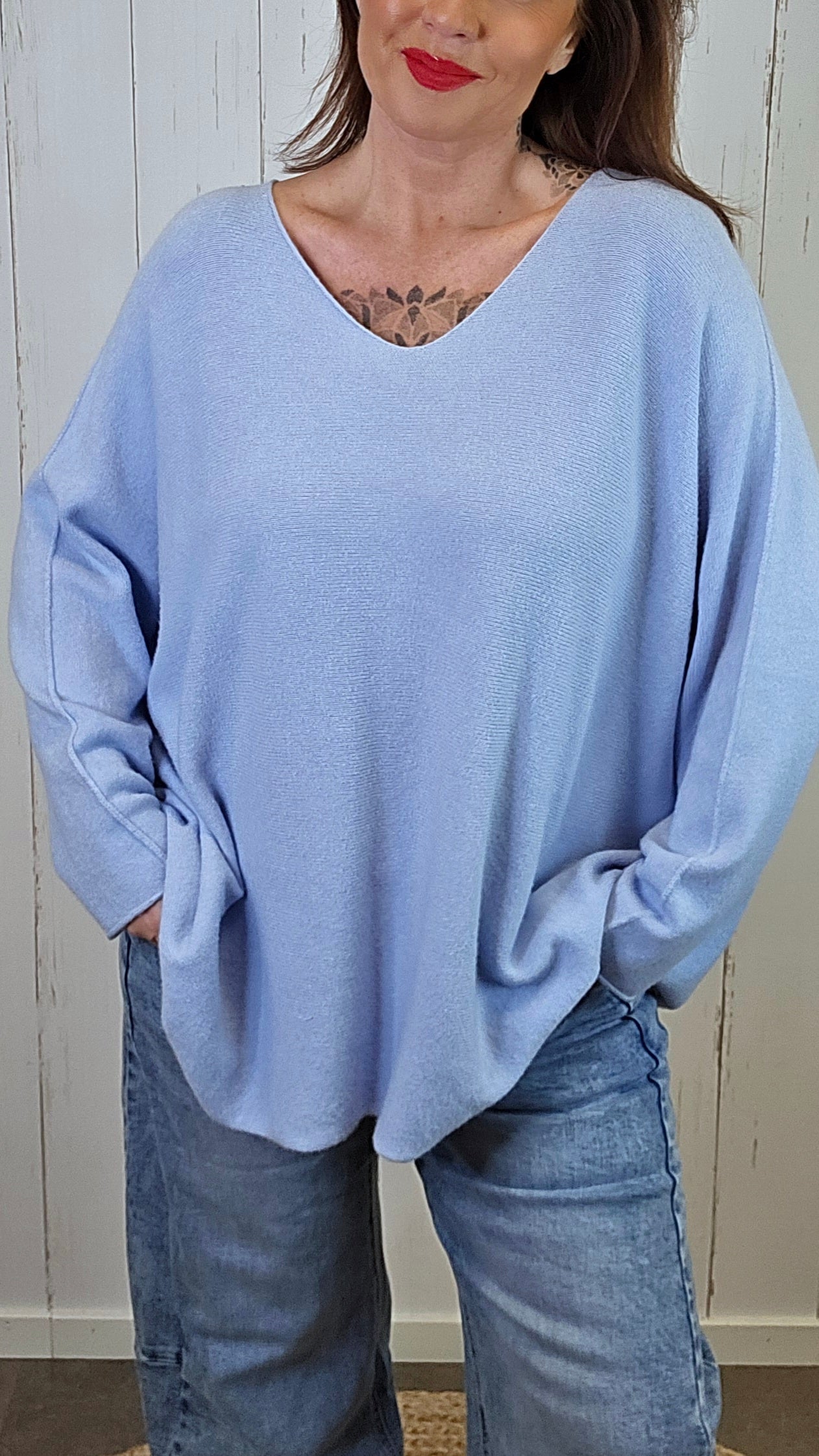 Malena Genser Lyseblå