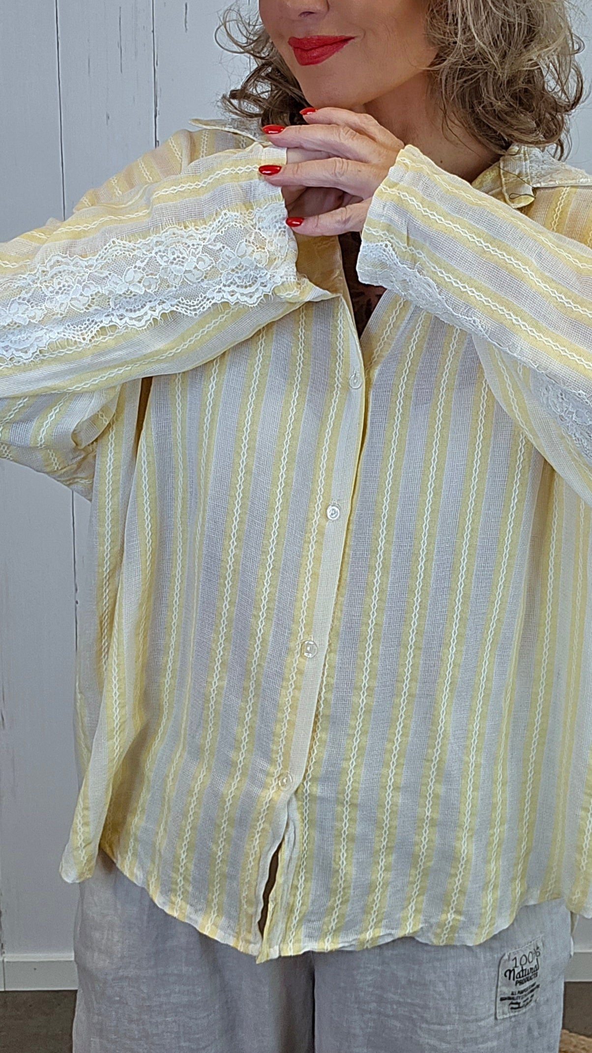 Petra skjorte gul