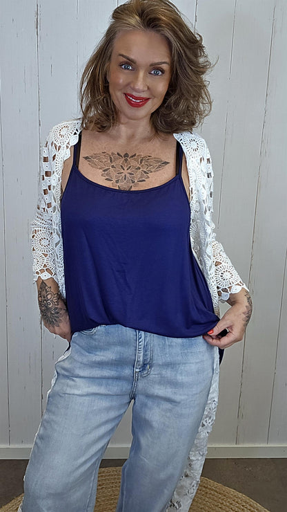 Klara singlet Navy