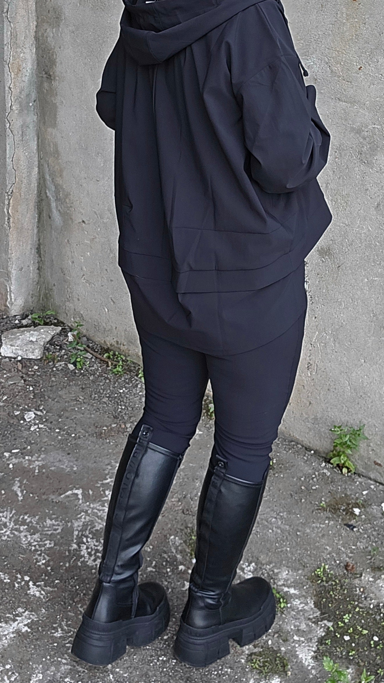 Simona jacket technical jersey black