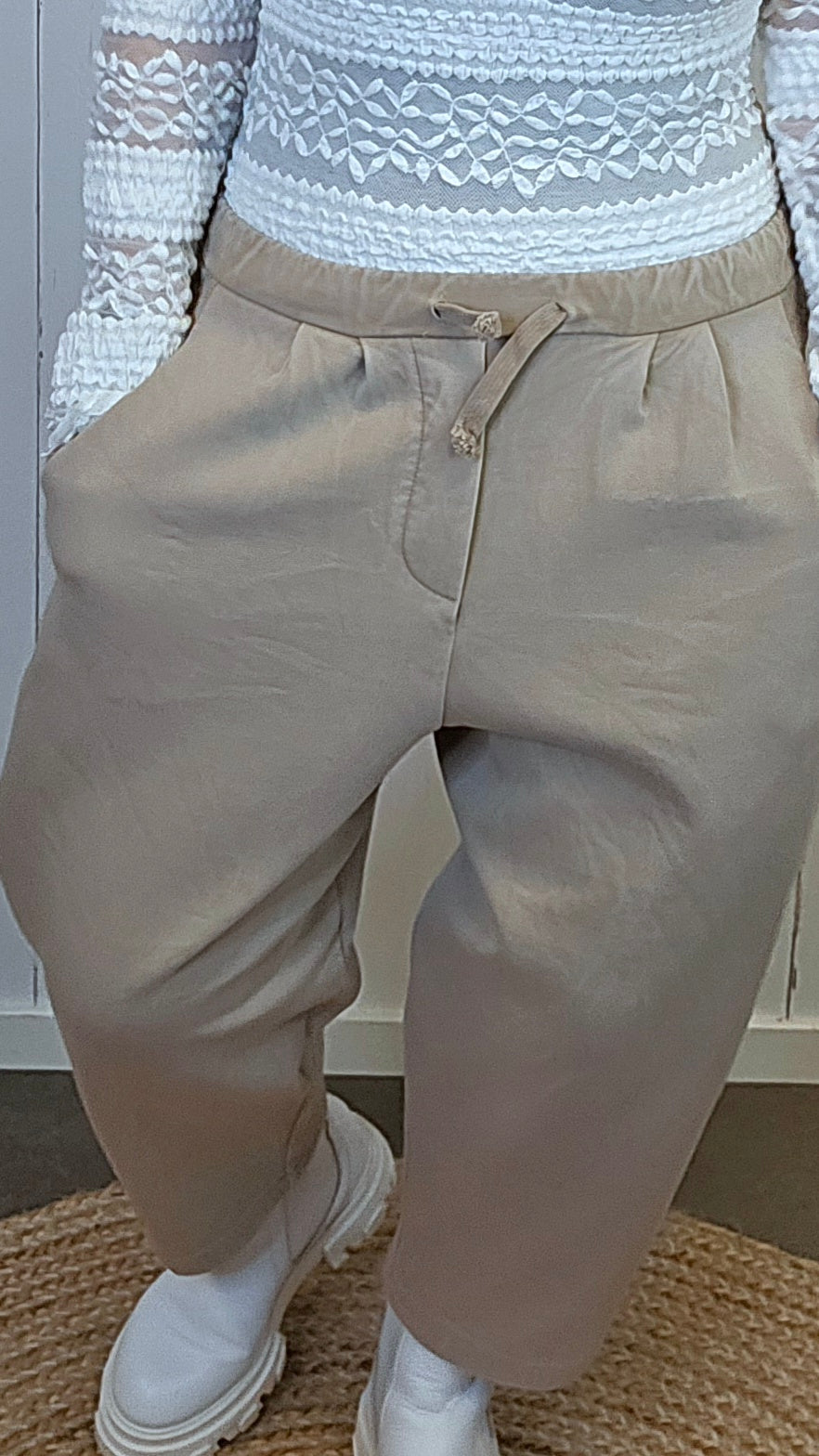 Sofie bukse beige