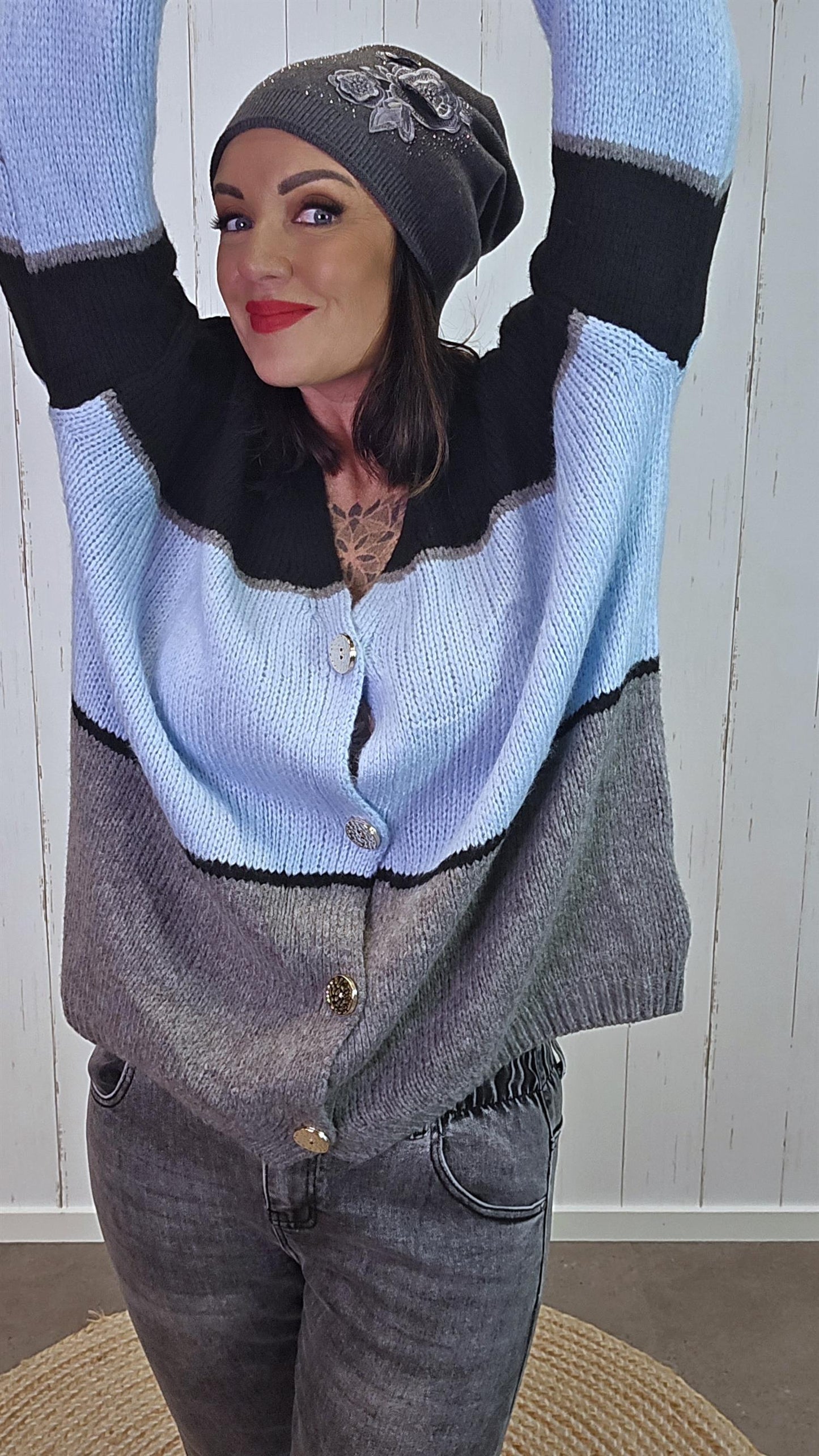 Isabella cardigan svart