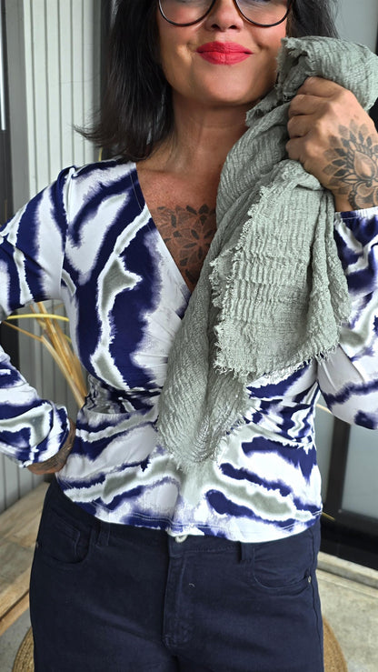 Nora topp navy