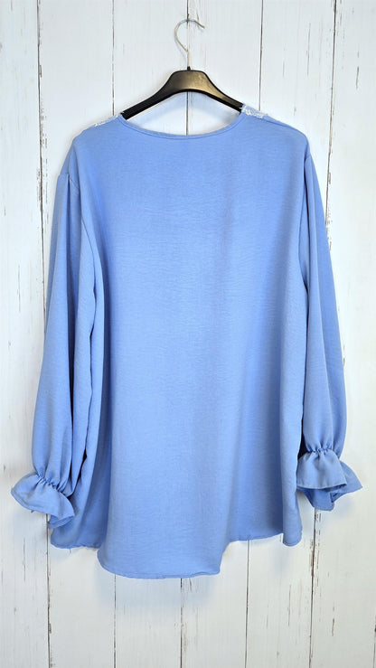 Diana bluse blå