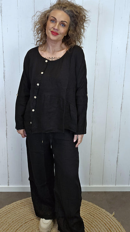 Iris lintopp svart